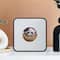 Expressions™ 5" x 5" Black Rounded Frame with Circle Mat by Studio Décor®